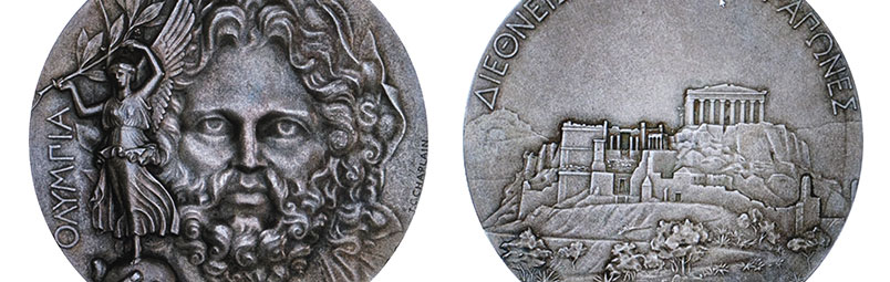 Silver 1896 Olympic Games medal sells