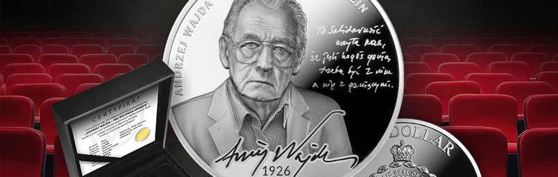Mennica Polska presents a silver coin featuring the image of Andrzej Wajda