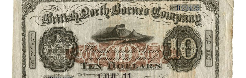 British North Borneo Note Stands Out in Trigometric Sale