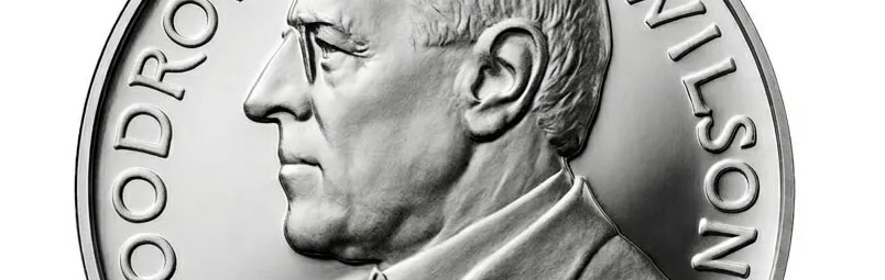 U.S. Mint Releases Woodrow Wilson Presidential Silver Medal