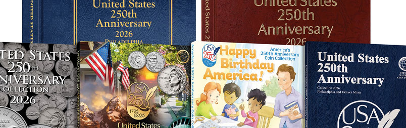 Whitman Launches U.S. 250th Anniversary Coin Albums and Folders