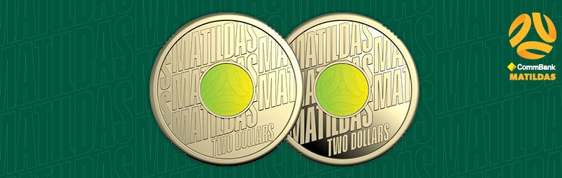 Matildas Fever: New Coloured Coins